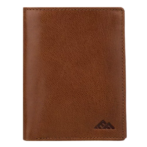 EL FORREST 859-26 RFID férfi barna bőr pénztárca 10 x 13 x 2.5 cm