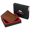 EL FORREST 859-26 RFID férfi barna bőr pénztárca 10 x 13 x 2.5 cm