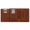 EL FORREST 859-26 RFID férfi barna bőr pénztárca 10 x 13 x 2.5 cm