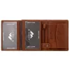 EL FORREST 859-26 RFID férfi barna bőr pénztárca 10 x 13 x 2.5 cm