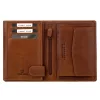 EL FORREST 859-26 RFID férfi barna bőr pénztárca 10 x 13 x 2.5 cm
