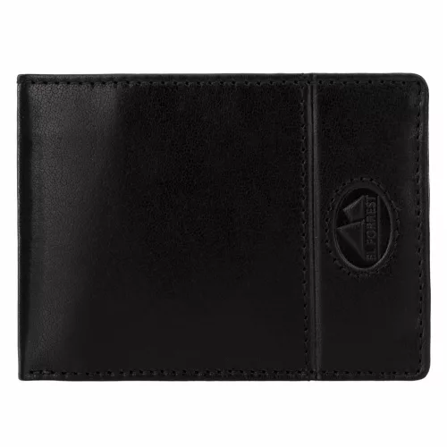EL FORREST 851/A-61 RFID fekete férfi bőr pénztárca 11 x 8 x 2.5 cm