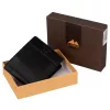 EL FORREST 851/A-61 RFID fekete férfi bőr pénztárca 11 x 8 x 2.5 cm