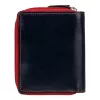 EL FORREST 820-340 RFID női fekete bőr pénztárca 9 x 11 x 3 cm