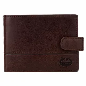   EL FORREST 806-22 RFID férfi barna bőr pénztárca 13.5 x 9.5 x 3 cm