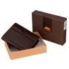 EL FORREST 728-22 RFID férfi barna bőr pénztárca 9 x 11 x 2.8 cm