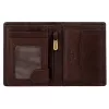 EL FORREST 728-22 RFID férfi barna bőr pénztárca 9 x 11 x 2.8 cm