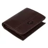 EL FORREST 728-22 RFID férfi barna bőr pénztárca 9 x 11 x 2.8 cm