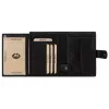 EL FORREST 712-61 RFID férfi fekete bőr pénztárca 10 x 13 x 3 cm