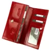 EL FORREST 618-480 RFID női piros bőr pénztárca 18.5 x 10 x 3 cm