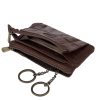 EL FORREST 1005-22 női barna bőr pénztárca, kulcstartó 12.5 x 8 x 2.5 cm