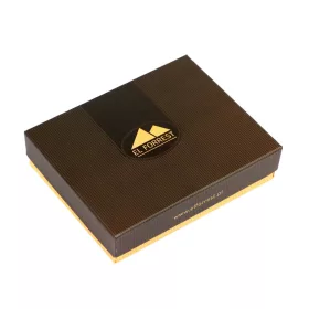 EL FORREST 1001-61 fekete bőr kulcstartó 12 x 6 x 1.5 cm