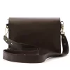 Luka 25-033 / 24-076 D DOLLARO INSTAGRAMKA sötétbarna női bőr oldaltáska 24 x 18 x 6 cm