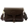 Luka 25-033 / 24-076 D DOLLARO INSTAGRAMKA sötétbarna női bőr oldaltáska 24 x 18 x 6 cm