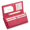 VerMari 72031-10202D-R női piros bőr pénztárca 18.5 x 9.5 x 3.5 cm