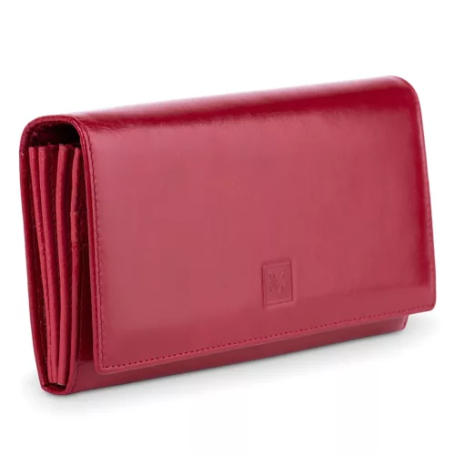 VerMari 72037-10202D-R piros női bőr pénztárca 18.5 x 9.5 x 3.5 cm