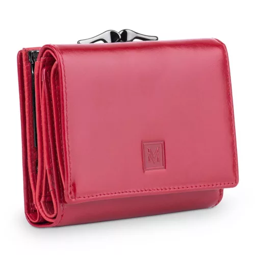 VerMari 47009-10202D-R női piros bőr pénztárca 12.5 x 10 x 3.5 cm