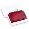 VerMari 47009-10202D-R női piros bőr pénztárca 12.5 x 10 x 3.5 cm