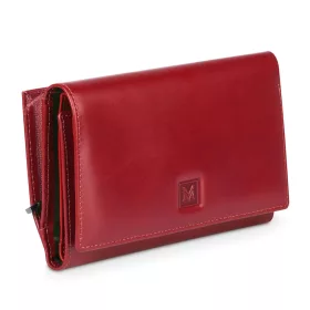   VerMari 57501-10202D-R női piros bőr pénztárca 15 x 9.5 x 3.5 cm