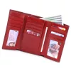 VerMari 57501-10202D-R női piros bőr pénztárca 15 x 9.5 x 3.5 cm