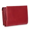 VerMari 57501-10202D-R női piros bőr pénztárca 15 x 9.5 x 3.5 cm