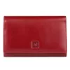 VerMari 57501-10202D-R női piros bőr pénztárca 15 x 9.5 x 3.5 cm