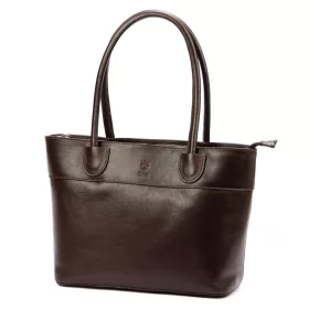   Florence 12 barna női bőr válltáska, shopper 40 x 27 x 16 cm