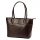 Florence 12 barna női bőr válltáska, shopper 40 x 27 x 16 cm