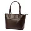 Florence 12 barna női bőr válltáska, shopper 40 x 27 x 16 cm