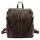 MiaMore 01-061 DOLLARO barna női marhabőr hátizsák 33 x 33 x 16 cm