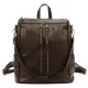 MiaMore 01-061 DOLLARO barna női marhabőr hátizsák 33 x 33 x 16 cm