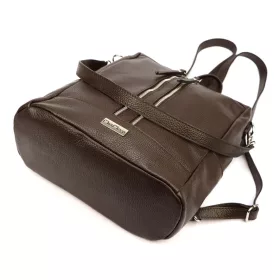   MiaMore 01-061 DOLLARO barna női marhabőr hátizsák 33 x 33 x 16 cm