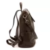 MiaMore 01-061 DOLLARO barna női marhabőr hátizsák 33 x 33 x 16 cm