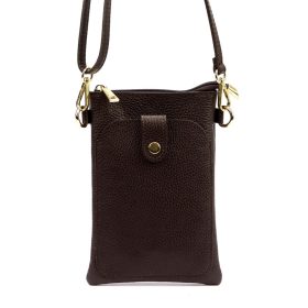   Luka 20-070 barna női bőr mobiltartó, oldaltáska  14 x 21 x 3.5 cm