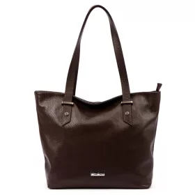   MiaMore 01-058 DOLLARO barna női bőr válltáska 40 x 30 x 12 cm