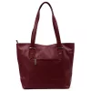 MiaMore 01-058 DOLLARO bordó női bőr válltáska 40 x 30 x 12 cm