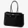Camilla PREMIUM 10.004 fekete női velúr bőr válltáska 37 x 24 x 14 cm