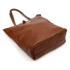 MiaMore 01-014 Z DOLLARO barna női bőr válltáska, shopper 40 x 38 x 13 cm