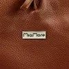 MiaMore 01-014 Z DOLLARO barna női bőr válltáska, shopper 40 x 38 x 13 cm