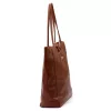 MiaMore 01-014 Z DOLLARO barna női bőr válltáska, shopper 40 x 38 x 13 cm