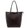 MiaMore 01-014 Z DOLLARO barna női bőr válltáska, shopper 40 x 38 x 13 cm