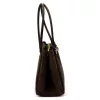 Camilla PREMIUM 10.004 barna női velúr bőr kézitáska 37 x 24 x 14 cm