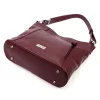 MiaMore 01-045 DOLLARO bordó női bőr válltáska 35 x 30 x 13 cm