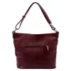 MiaMore 01-045 DOLLARO bordó női bőr válltáska 35 x 30 x 13 cm