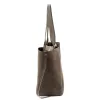 Luka 25-079 taupe női bőr válltáska, shopper 50 x 34 x 17 cm