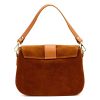 Luka 26-001 barna női bőr kézitáska, oldaltáska 27 x 21 x 10 cm