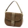 Luka 26-001 drapp női bőr kézitáska, oldaltáska 27 x 21 x 10 cm