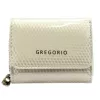 Gregorio CB-128 női bézs bőr pénztárca, mini 9,5 x 7 cm