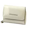 Gregorio CB-128 női bézs bőr pénztárca, mini 9,5 x 7 cm