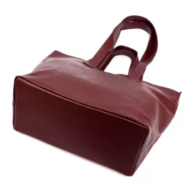   Luka 25-078 DOLLARO bordó női bőr kézitáska, válltáska 43 x 30 x 17 cm